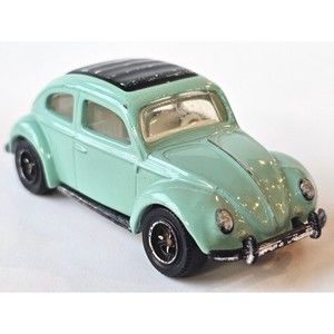 Matchbox 1962 Volkswagen VW Beetle 1998 Mattel Die Cast Toy Bug Teal Light Blue